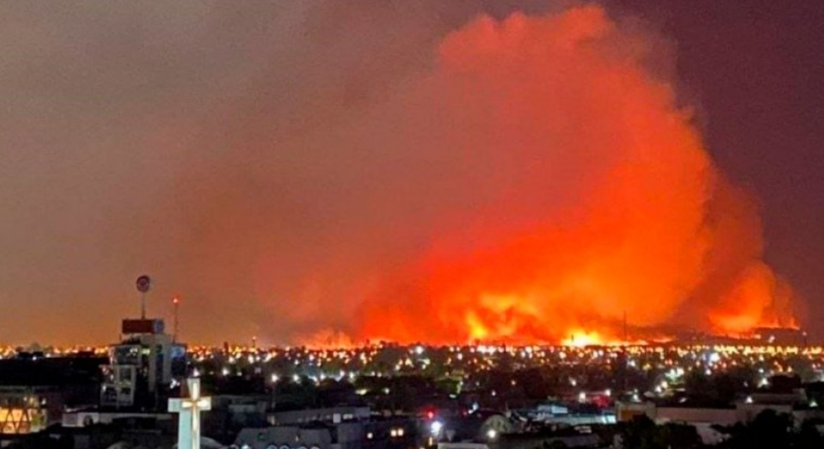 Los incendios afectan la zona centro y sur de Chile. Foto: NA