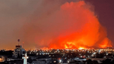 Los incendios afectan la zona centro y sur de Chile. Foto: NA