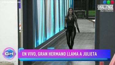 Julieta consultó a Gran Hermano si se uso la espontánea. Foto: Captura Telefé