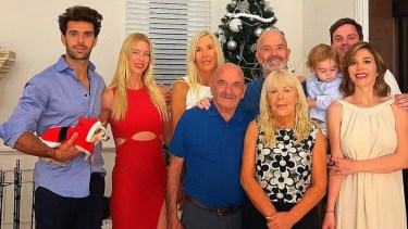 La familia de Manu Urcera recibió muy bien a Nicole Neumann a fin de año, en plenas celebraciones.-