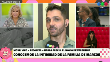 Alexis, el novio de Valentina, reveló algunos detalles de Marcos de Gran Hermano. 