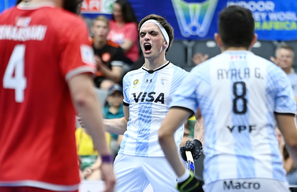Facundo Zárate of Argentina Men's National field hockey team seen