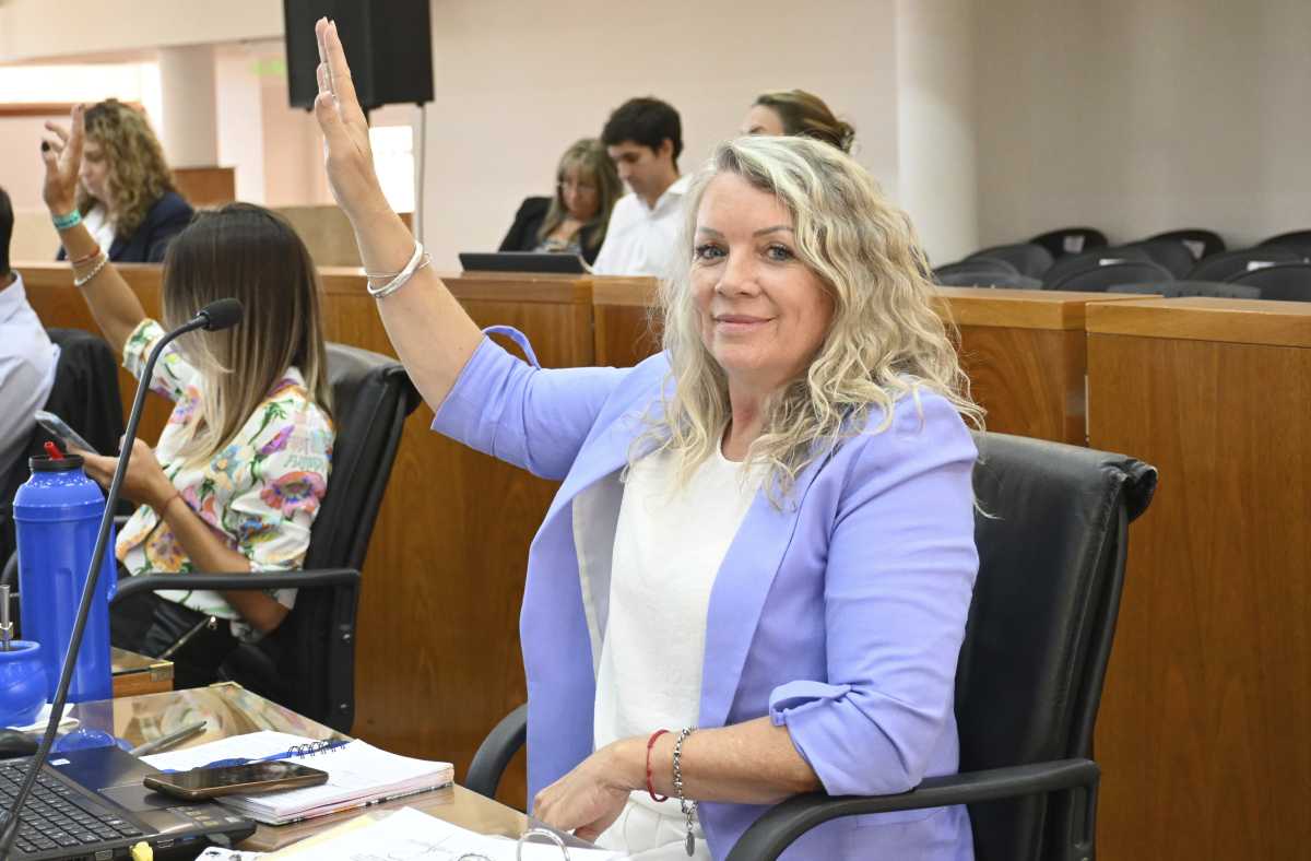 La concejala Isabel Mosna asumió en 2019 y no postuló a candidaturas para este 2023 . Estará a cargo de la intendencia hasta el 16 de abril (foto Florencia Salto)
