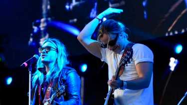 Airbag en la Fiesta de la Confluencia. Foto: Archivo Matias Subat. 