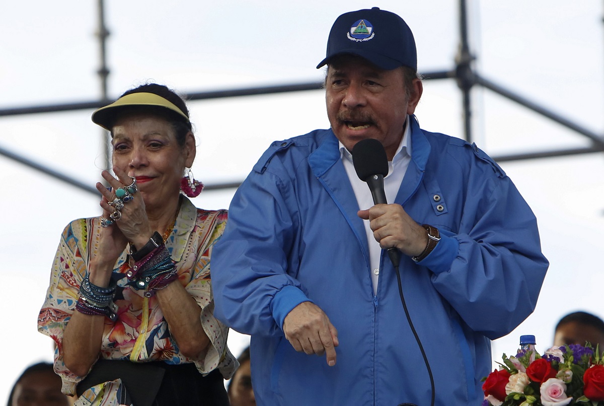 El presidente de Nicaragua, Daniel Ortega, encarceló rivales políticos antes de las elecciones. 