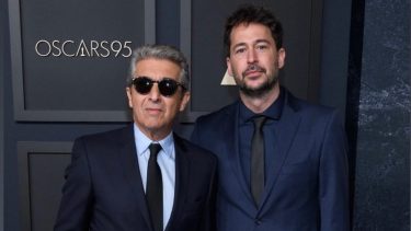 Ricardo Darín y Santiago Mitre estuvieron en el almuerzo de los nominados a los Oscar.