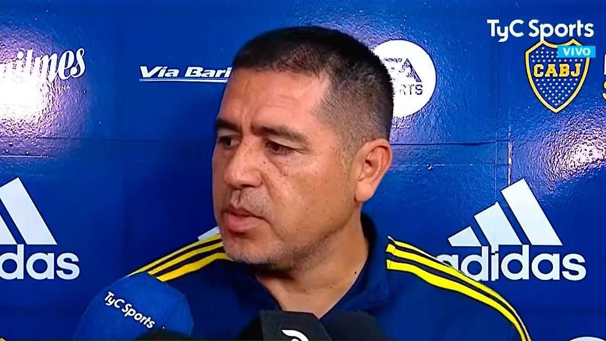 Riquelme habló de todo luego de la práctica de Hugo Ibarra.