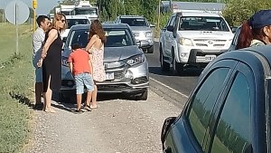 Choque en cadena en la Ruta 22: cinco vehículos involucrados a la altura de Roca