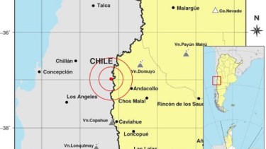 Se registró un sismo de magnitud 3.2 en el norte de Neuquén 