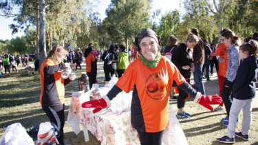 La referente de Roca fundó una ONG llamada Celebrar la Vida que promovía la donación. Foto gentileza