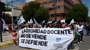 Unter comenzó este lunes un paro de 72 horas. Archivo