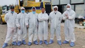Gripe aviar: brigadistas del Splif Bariloche vaciarán galpones de Allen