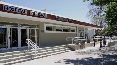 El bebé está internado en el hospital de Viedma y no se prevé su traslado. (Foto archivo ministerio de Salud).-