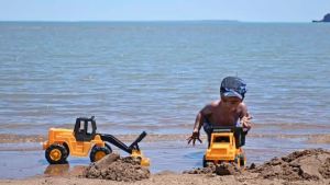 Pueblo Blanco para pasar el fin de semana en una playa hermosa, cercana a El Chocón