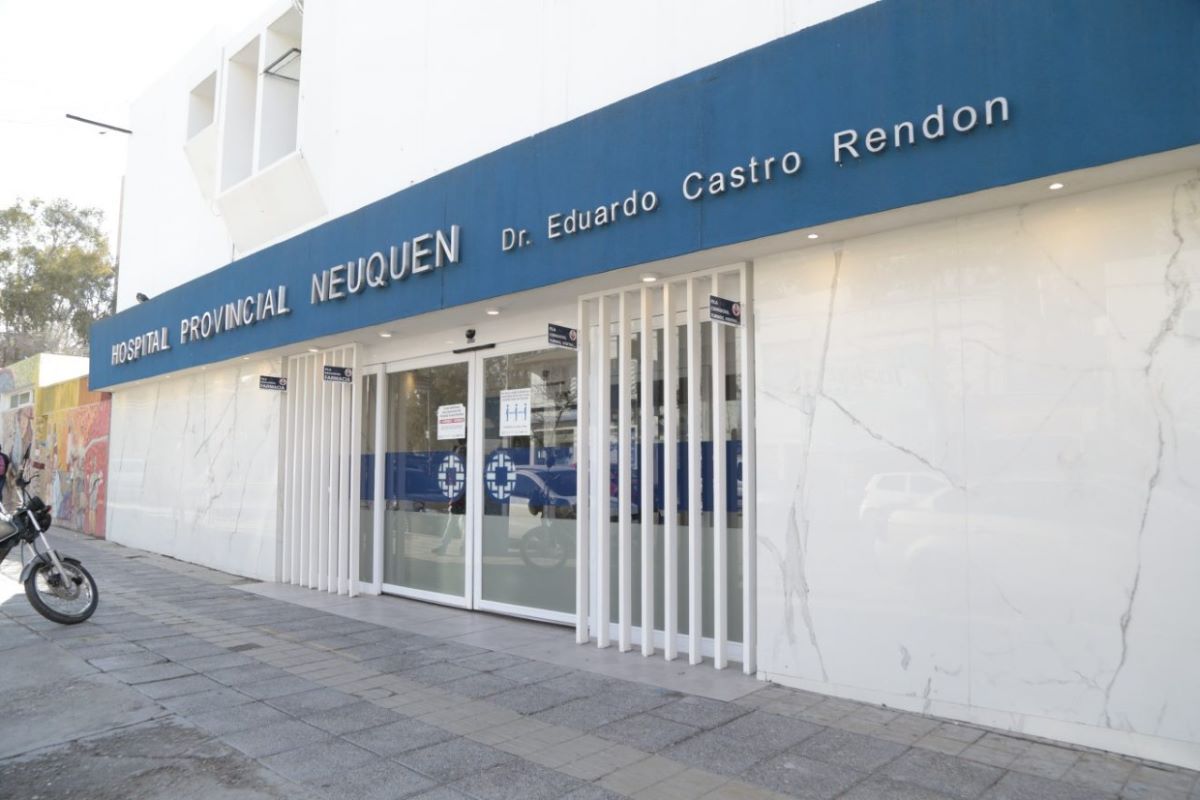 Hospital Castro Rendón de Neuquén,. Foto: Gentileza