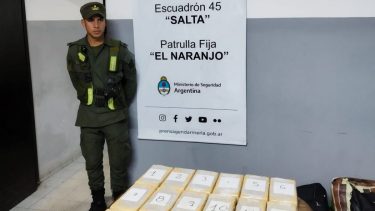 Estaba en libertad condicional y lo detuvieron con más de 100 kilos de cocaína