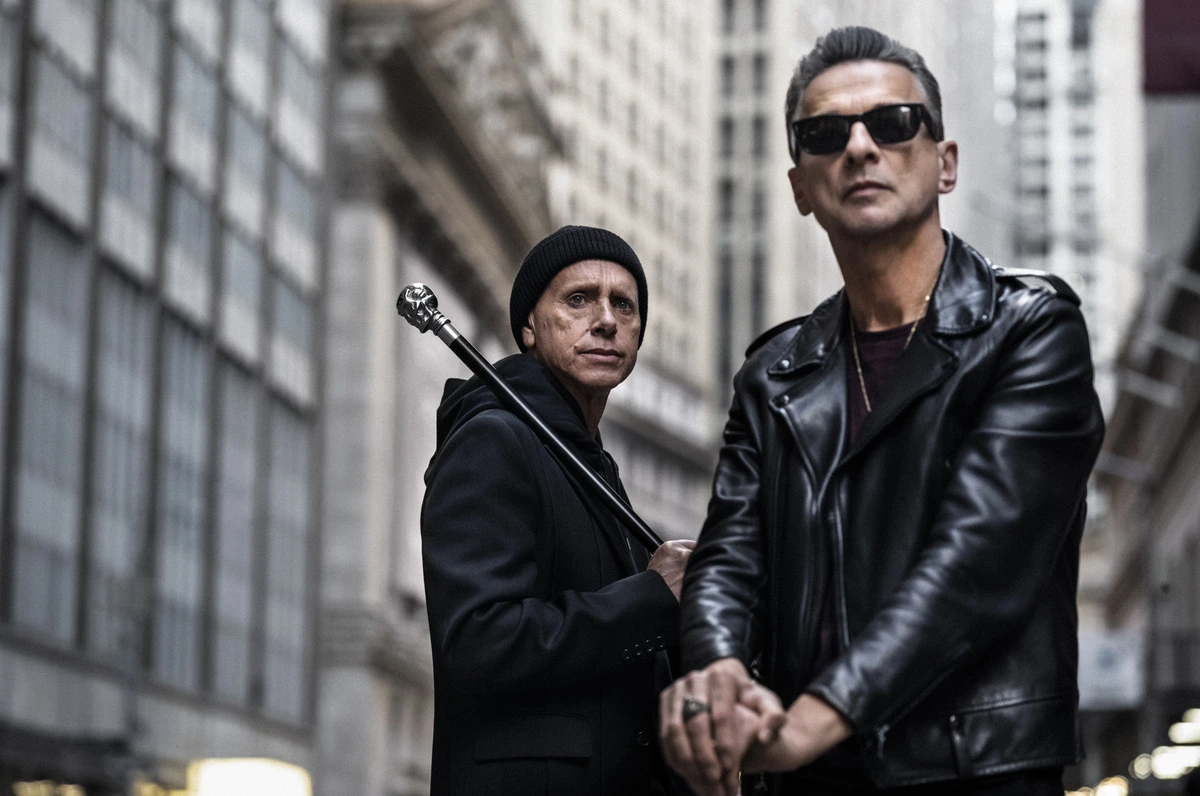 Martin Gorey Dave Gahan, los Depeche Mode reducidos a un inesperado formato de dúo, tras la muerte de Andrew Fletcher, en mayo pasado.