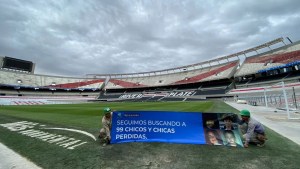 Buscan a 99 chicos desaparecidos y durante el partido de Selección Argentina proyectarán sus fotos