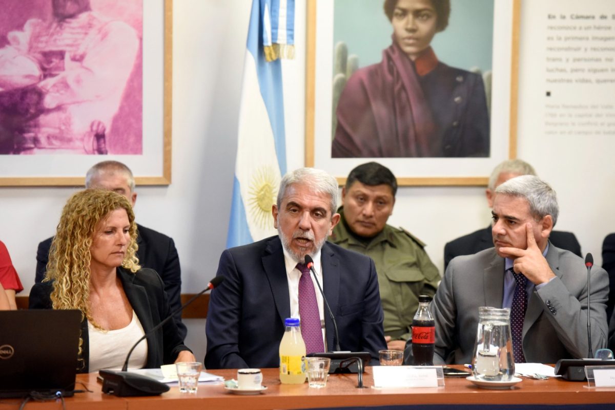 Aníbal Fernández habló en la comisión de Seguridad Interior en Diputados. 