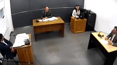 El juez Juan Pablo Laurencia dictó la resolución el 16 de marzo último que sobreseyó al acusado. (imagen captura de video)