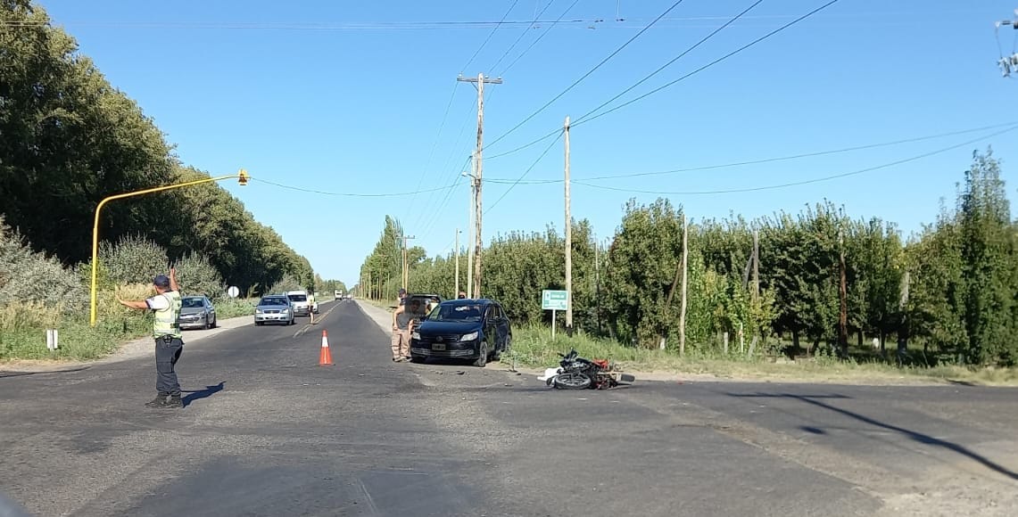 El conductor de la motocicleta, falleció en el acto. Foto: Gentileza.