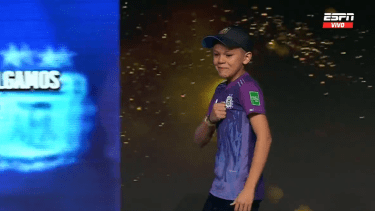 Con sus palabras, José Andrada emocionó a todos en la Conmebol. 