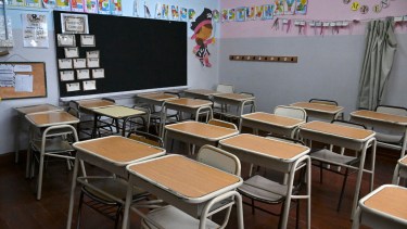 Son más de 220 mil alumnos que se ven afectados por el paro. Foto: Alfredo Leiva.