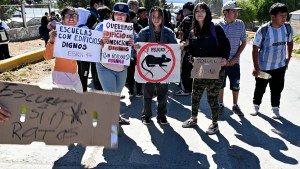 Estudiantes de Bariloche protestaron por la presencia de ratas en la escuela