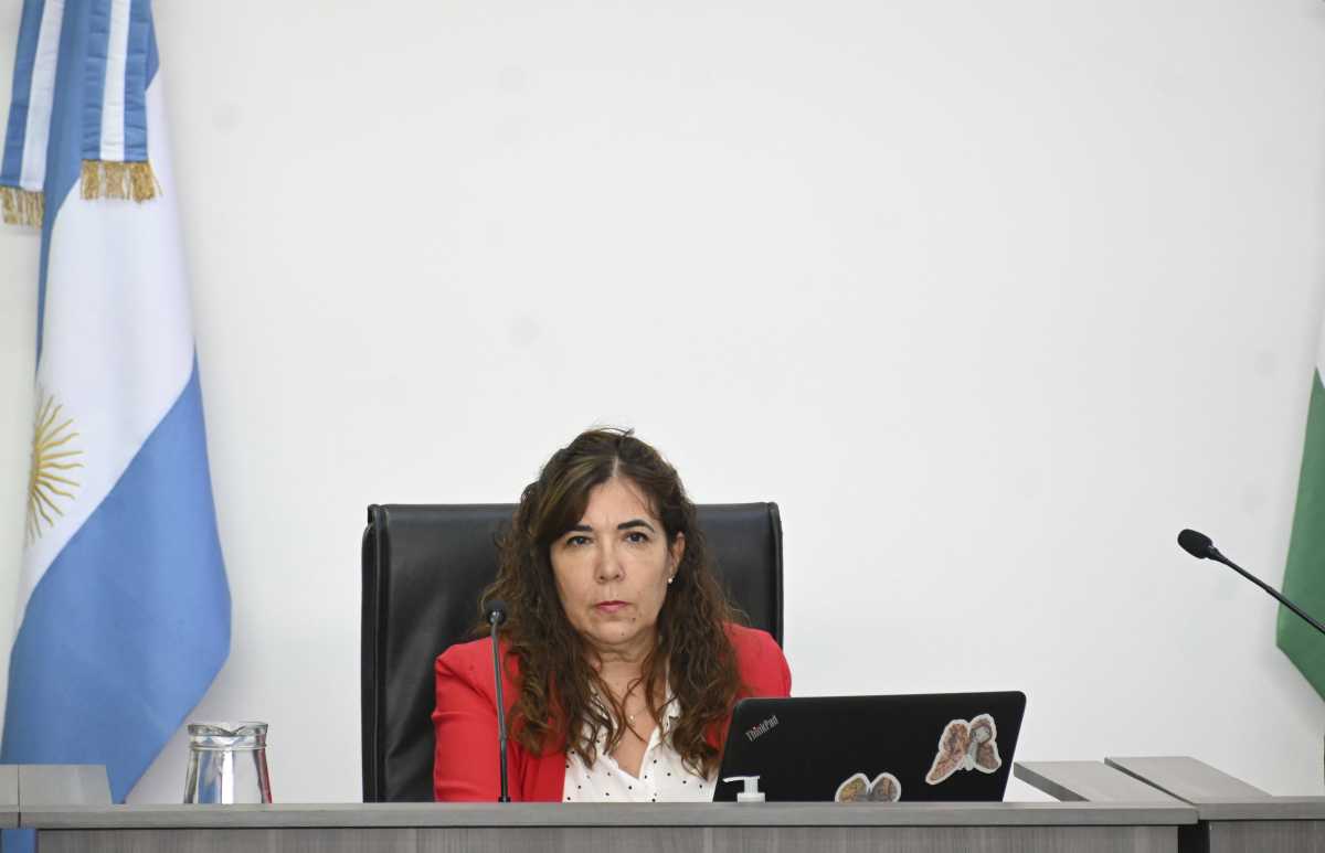 Alejandra Berenguer, la jueza de juicio que interviene en el debate (Florencia Salto) 