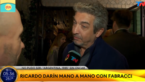 «Fue una especie de decepción»: la reacción de Darín a la derrota de «Argentina, 1985»