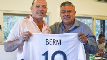 Berni y Tapia se reunieron ayer.