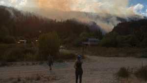 Lograron contener el incendio en El Bolsón