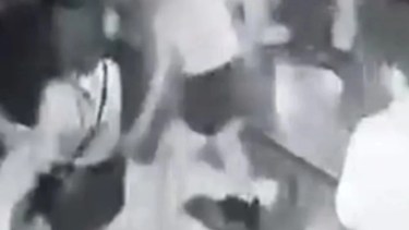 Las imágenes se viralizaron en las redes sociales. Foto captura. 