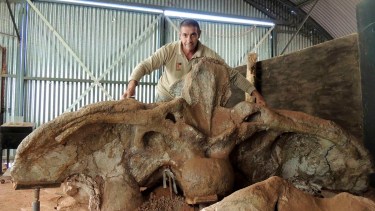 Hallazgos. El geólogo y paleontólogo describió varios dinosaurios gigantes de la Patagonia Norte.