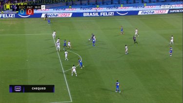 Así fue el offside de Langoni que sancionó el VAR.
