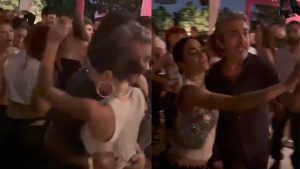 El baile viral entre Ricardo Darín y Lali Espósito en el cumpleaños de Fito Páez