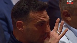 José, el nene que hizo llorar a Lionel Scaloni durante el homenaje de la Conmebol a la Selección