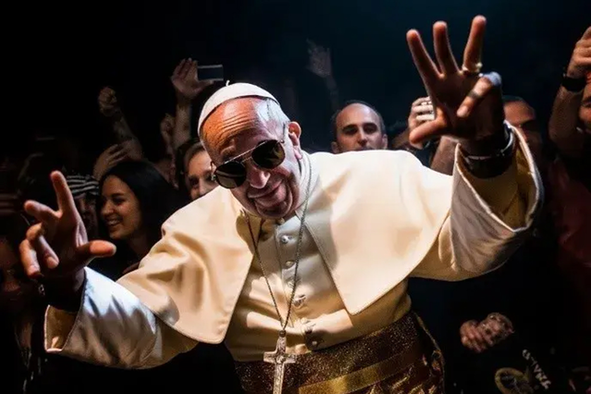 El papa Francisco ya había sido blanco de la Inteligencia Artificial, cuando circuló una imagen de él con una campera "puffer".