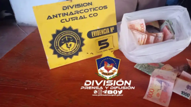 Secuestraron 150 mil pesos y estupefacientes. (Foto: Gentileza)