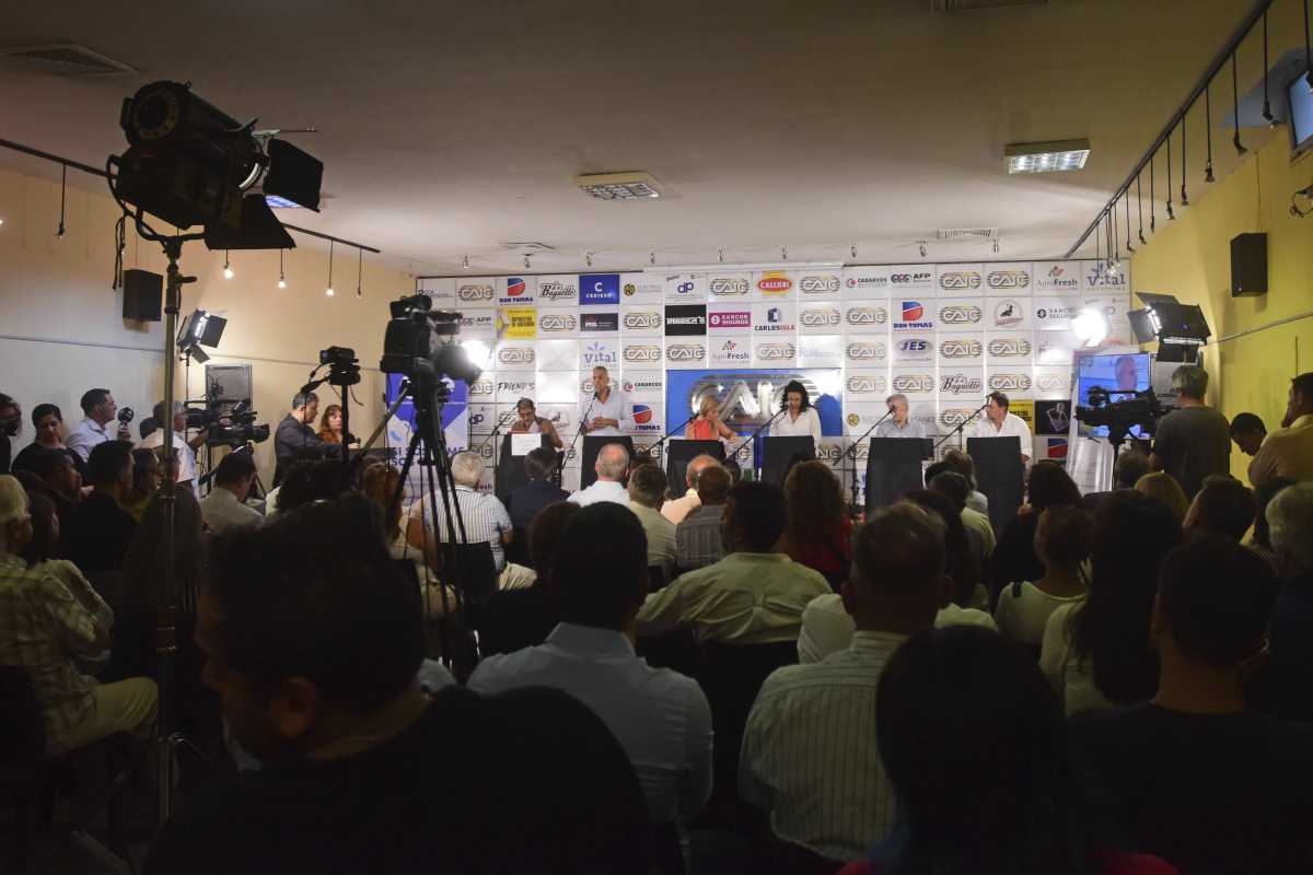 Así había sido el debate de candidatos a intendente de Roca organizado por CAIC. Foto: ilustrativa (archivo)