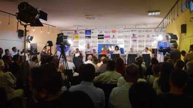 Así había sido el debate de candidatos a intendente de Roca organizado por CAIC. Foto: ilustrativa (archivo)