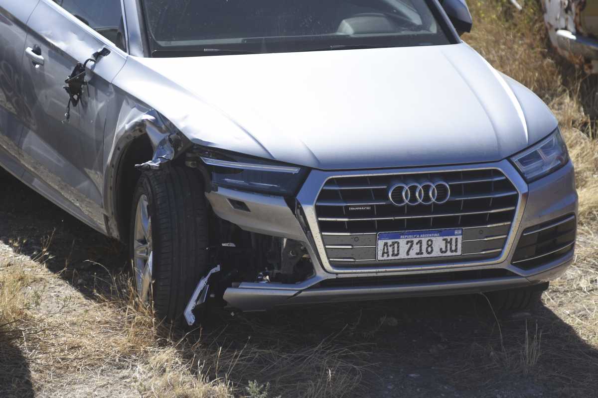 El Audi Q5 fue sometido a pericias pero no se informó desde el MPF la velocidad a la que circulaba el actual diputado y excandidato a gobernador, Aníbal Tortoriello. foto: archivo.