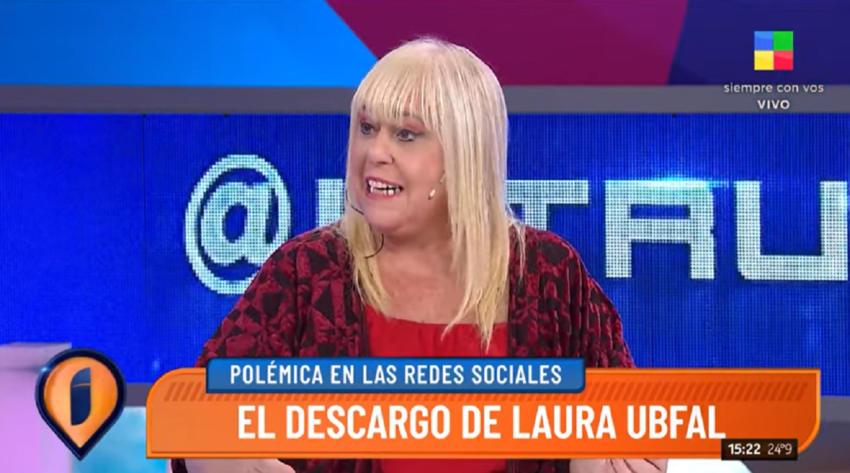 Laura Ubfal aclaró sus dichos en Intrusos, el programa de América. 