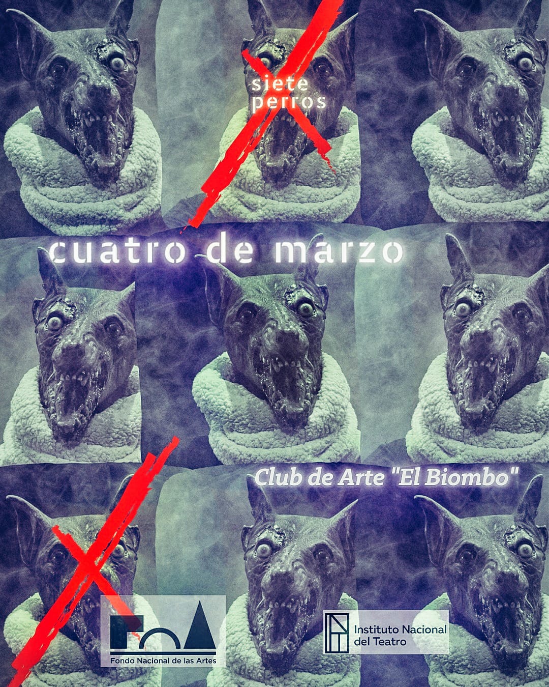 «Siete perros» – Teatro- El Biombo de Roca