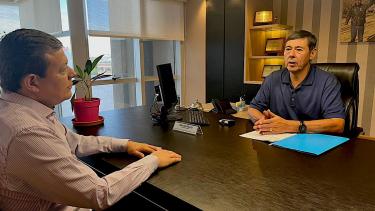 Rucci se reunió con el diputado para definir una agenda conjunta. foto: gentileza. 