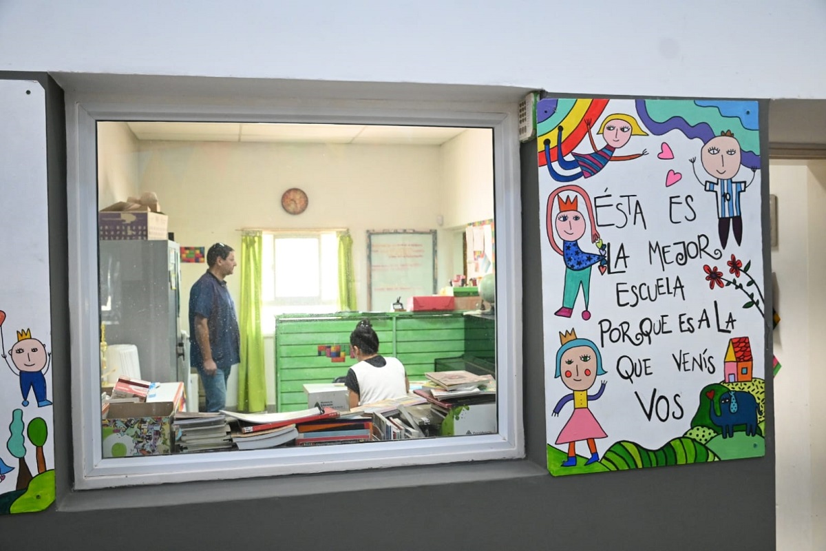 La escuela 366 reclama mejores condiciones para el dictado de clases. Foto: Florencia Salto