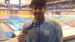 Basiloff cosecha oros en Europa por la Liga Mundial de paranatación