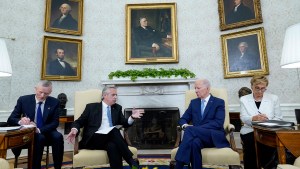 Alberto Fernández se reunió con Joe Biden y le agradeció que «siempre acompañó» a Argentina
