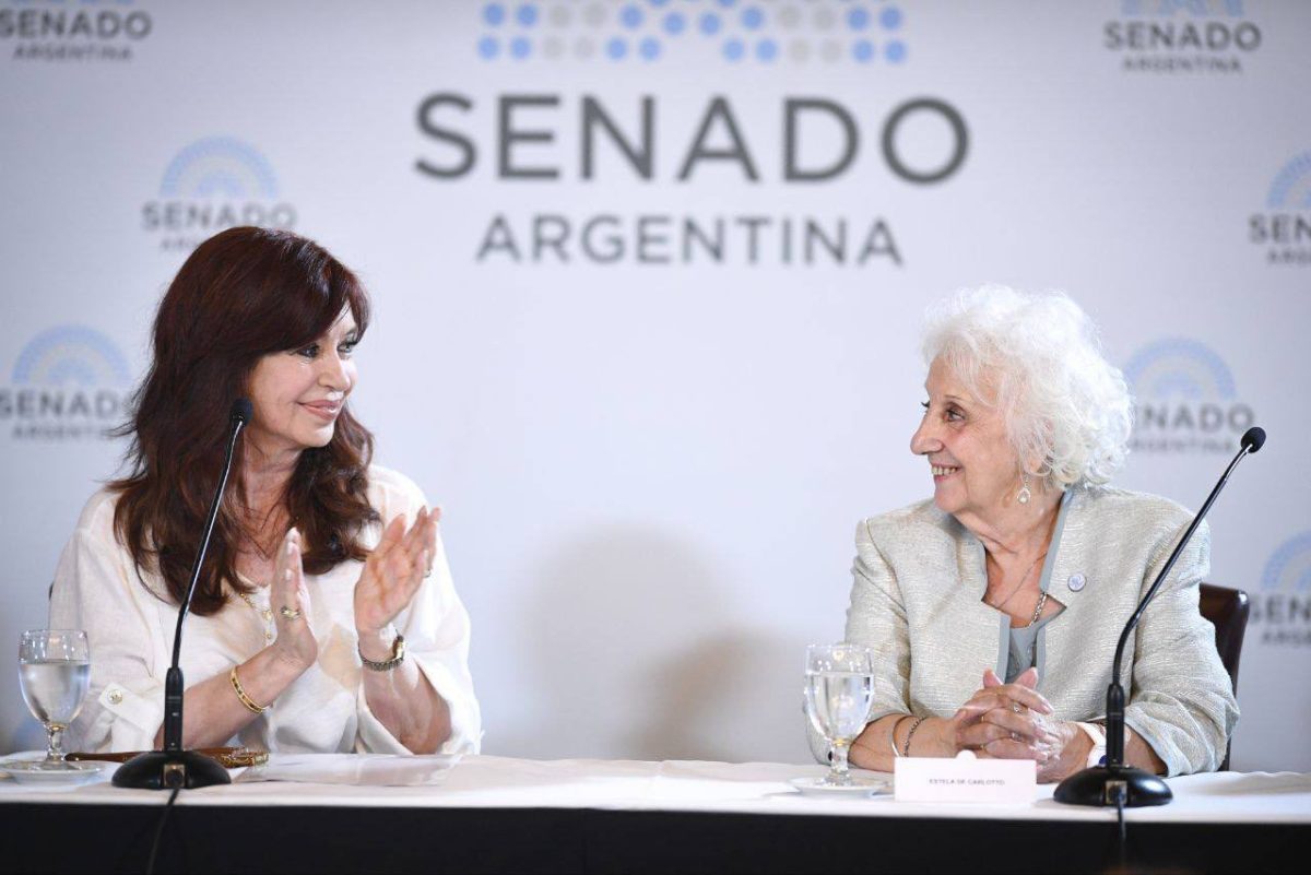 CFK compartió un acto junto a Estela de Carlotto.
