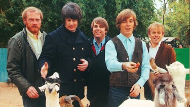 Beach Boys del ‘66: Al Jardine; los hermanos Brian, Dennis y Carl Wilson; y Mick Love, primo de los Wilson.